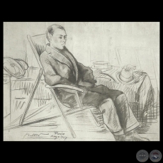HERIBERTO FERNÁNDEZ, 1927 - Carbonilla de JAIME BESTARD